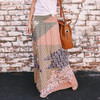 Boho Geometry Printed Elastic Waist Skirt