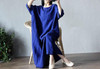 Solid Color Loose Casual Maxi Dress