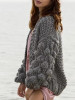 Knit Hollow Long Sleeve Cardigan Outwear Sweater Knit Hollow Long Sleeve Cardigan Outwear Sweater