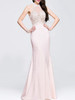 Lace Sleeveless Mermaid Evening Gown Maxi Dress