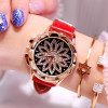 Luxury Shining Rotation Rhinestone Crystal Bracelet Wristwatch