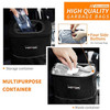 Car Trash Can with Lid and Storage Pockets, 100% Leak-Proof Car Organizer