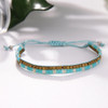 Bohemian Adjustable Sea Blue Multilayer Wave 3Pcs Bracelet Bangles