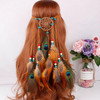 Boho Peacock Feather Dream Catcher Headwear