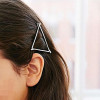 Girls Fashion Hairpins Hollow Triangle Hair Clip Party Hair Accessories Headwear