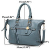 Women Genuine Leather Stylish Zipper Handbag Shoulder Bags Crossbody Bags