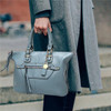 Women Genuine Leather Stylish Zipper Handbag Shoulder Bags Crossbody Bags