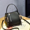 Stylish PU Leather Small Square Shoulder Bag Multi-pockets Crossbody Bag For Women