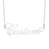 Personalized Name Necklace Custom Made Any Name Font Stainless Steel Metal Women Jewelry