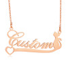 Personalized Name Necklace Custom Made Any Name Font Stainless Steel Metal Women Jewelry
