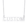 Personalized Name Necklace Custom Made Any Name Font Stainless Steel Metal Women Jewelry