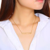 Personalized Name Necklace Custom Made Any Name Font Stainless Steel Metal Women Jewelry