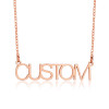 Personalized Name Necklace Custom Made Any Name Font Stainless Steel Metal Women Jewelry