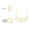 Personalized Name Necklace Custom Made Any Name Font Stainless Steel Metal Women Jewelry