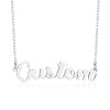 Personalized Name Necklace Custom Made Any Name Font Stainless Steel Metal Women Jewelry