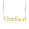 Personalized Name Necklace Custom Made Any Name Font Stainless Steel Metal Women Jewelry