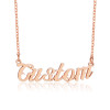 Personalized Name Necklace Custom Made Any Name Font Stainless Steel Metal Women Jewelry