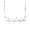 Personalized Name Necklace Custom Made Any Name Font Stainless Steel Metal Women Jewelry