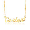 Personalized Name Necklace Custom Made Any Name Font Stainless Steel Metal Women Jewelry