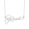Personalized Name Necklace Custom Made Any Name Font Stainless Steel Metal Women Jewelry