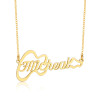Personalized Name Necklace Custom Made Any Name Font Stainless Steel Metal Women Jewelry