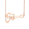 Personalized Name Necklace Custom Made Any Name Font Stainless Steel Metal Women Jewelry