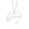 Personalized Name Necklace Custom Made Any Name Font Stainless Steel Metal Women Jewelry