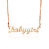 Personalized Name Necklace Custom Made Any Name Font Stainless Steel Metal Women Jewelry