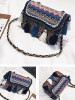Knitting Tassels Single-shoulder Bag