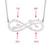 Personalized Stainless Steel Infinity Name Necklace