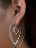 Exaggerated Retro Style Boho Hippy Spiral Earrings