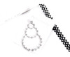 Bohemian Crystal Large Circle Drop Pendant Earrings