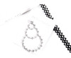 Bohemian Crystal Large Circle Drop Pendant Earrings