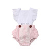 Newborn Baby Girls Backless Romper Jumpsuit Outfits Clothes Summer 2020