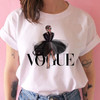 vogue princess t shirt print female grunge ulzzang tshirt cartoon funny tops shirts 90s