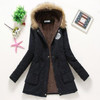 Winter Coat Women New Parka Casual Outwear Military Hooded Thickening Cotton Coat Winter Jacket