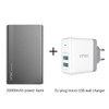 Vinsic 5V/3A 20000mAh Type-C Fast Charge Power Bank Dual Smart USB & Type-C Outputs External Battery