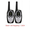 2 pcs RT628 Kids Retevis Walkie Talkie Transceiver UHF Frequency Portable 0.5W 446MHz LCD Display