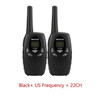 2 pcs RT628 Kids Retevis Walkie Talkie Transceiver UHF Frequency Portable 0.5W 446MHz LCD Display