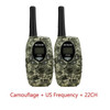 2 pcs RT628 Kids Retevis Walkie Talkie Transceiver UHF Frequency Portable 0.5W 446MHz LCD Display