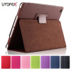 For Apple ipad 2 3 4 Case Auto Sleep /Wake Up Flip Litchi PU Leather Cover For New ipad 2 ipad 4