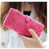 Nubuck Leather Women Wallets Female Fashion Zipper Small Wallet Women Short Coin Purse Holders Retro