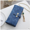 Nubuck Leather Women Wallets Female Fashion Zipper Small Wallet Women Short Coin Purse Holders Retro