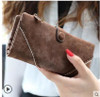 Nubuck Leather Women Wallets Female Fashion Zipper Small Wallet Women Short Coin Purse Holders Retro