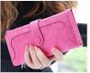 Nubuck Leather Women Wallets Female Fashion Zipper Small Wallet Women Short Coin Purse Holders Retro