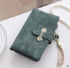 Nubuck Leather Women Wallets Female Fashion Zipper Small Wallet Women Short Coin Purse Holders Retro