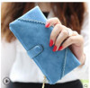 Nubuck Leather Women Wallets Female Fashion Zipper Small Wallet Women Short Coin Purse Holders Retro