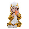 MICHLEY Spring Autumn Baby Clothes Flannel Baby Boys Clothes Cartoon Animal Jumpsuits Infant Girl
