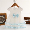 NewBorn Baby Dress Summer Cotton Bow Baby Rompers For girls Summer Kids Infant Clothes Baby Girls