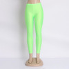 Hot Selling 2018 Plus Size Fluorescent Color Women Leggings Elastic Leggings Multicolor Shiny Glossy